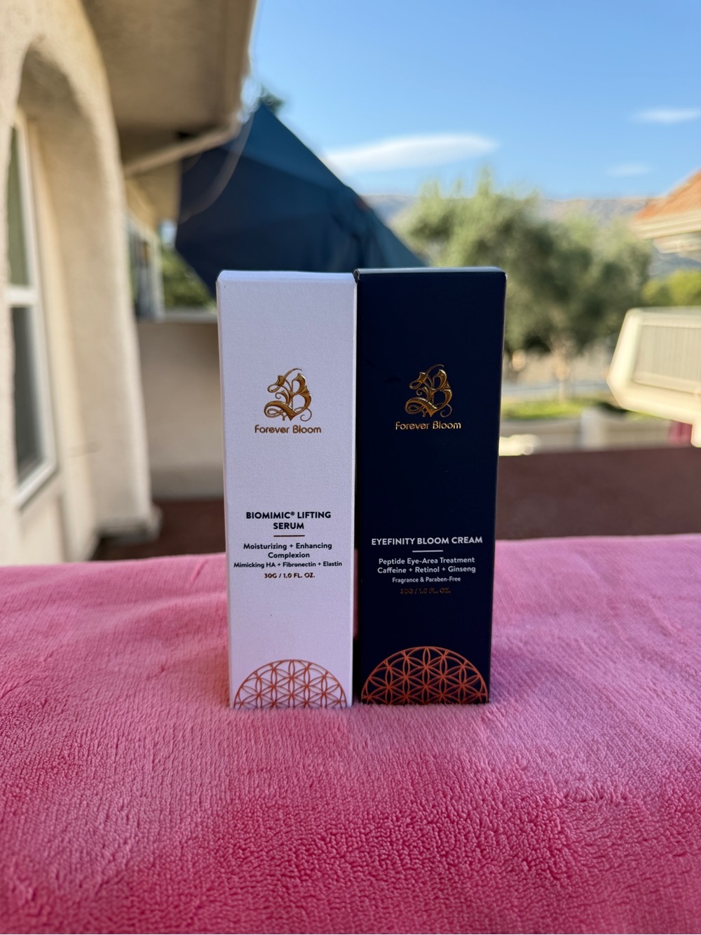 Forever Bloom Lifting Serum + Eye Cream Skincare Set